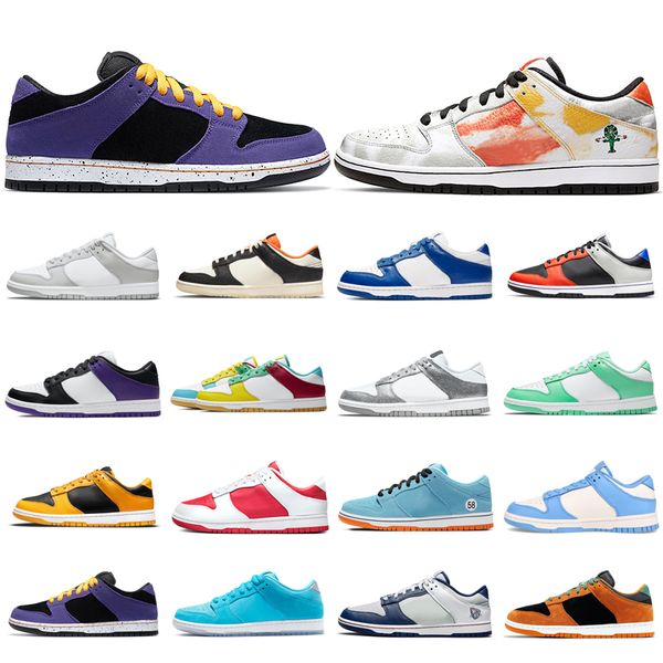 

2022 brand new running shoes sneakers blue fury ceramic knicks veneer green university gold sail multi camo zebra michigan grey fog size 36-