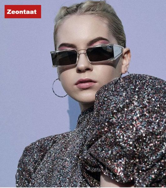 

new arrival 2020 silver rectangle sunglasses women classic vintage glasses street beat shopping mirror uv400 gafas de sol mujer, White;black