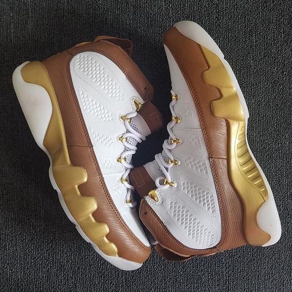 

melo white mop arrival ix 9s gold men new kids basketball shoes jumpman 9 mens sports trainer sneakers 302370-122, Black