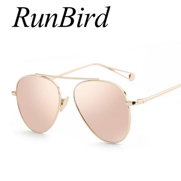 

sunglasses runbird fashion women summer style sun glasses for vintage brand designer flat rock shades metal frame 609r, White;black