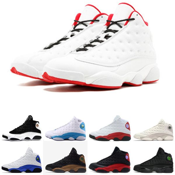

basketball shoes sneaker 13s chicago bred mens shoe black cat men sports shoes phantom barons discount shoes for men sport trainer, White;red