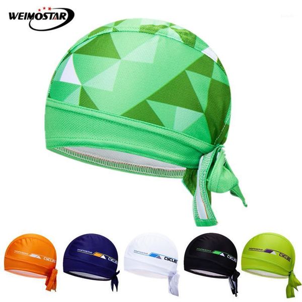 

100% polyester breathable cycling cap summer mountain bike headwear bandana ciclismo sport head scarf quick-dry bicycle headband1, Black