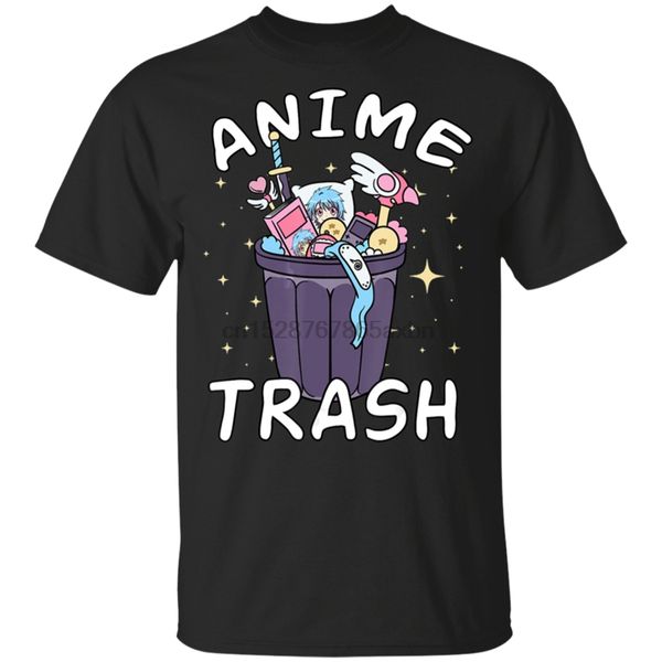

funny anime trash trashcan japanese kawaii otaku manga gift black m xxxl plus size clothing hoodie designers t shirts sweatshirt