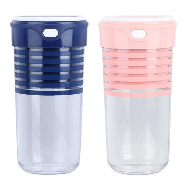 

ice crushers & shavers 350ml portable fruit juicer electric usb rechargeable smoothie blender mixer mini juice cup maker fast blenders1