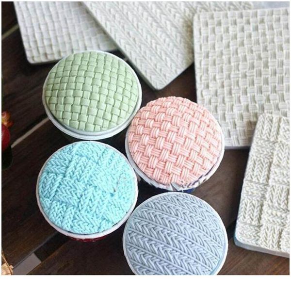 

1 pc sweater wool line series cake decor tools baking accessories kitchen gadgets sile cake mould diy chocolat jllsum