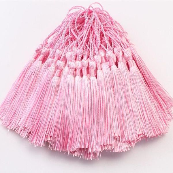 

50pcs multicolor polyester decorative tassel diy jewelry curtain garments decorative accessories key bag pendant craft tassels h jlllzk