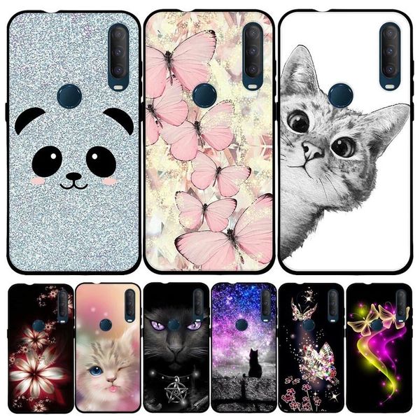 

обложка мягкая tpu силикона капа 1 se case cats funda для alcatel 1se 2020 shell bag