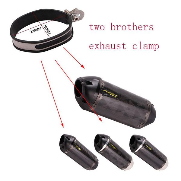 

два брата выхлопная подвесной зажим ремешок кронштейн два брата выхлопная держатель зажим для мотоциклов кронштейн