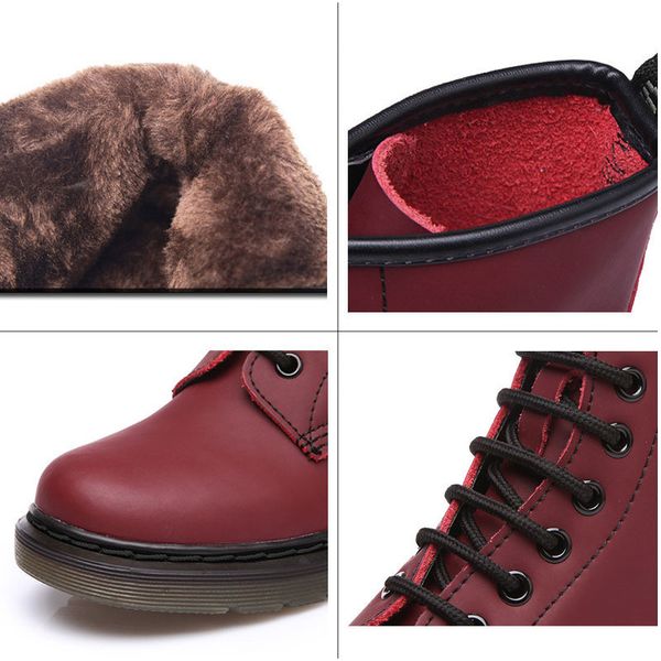 

2020 boots women genuine leather shoes for winter boots shoes woman casual autumn genuine leather botas mujer female ankle boots lj201130, Black