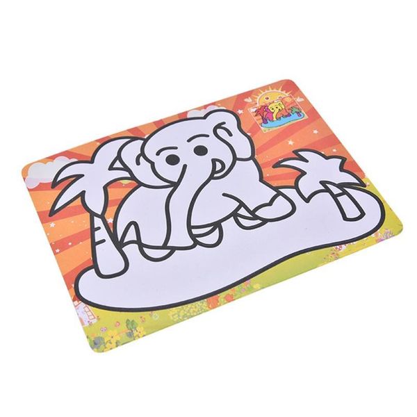 

1 pcs sand painting picture children diy toy educational kid scratch painting kid toy drawing tools toys 15cm jllhwb