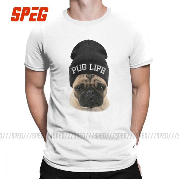 

pug life dog dog men's t shirt pure cotton funny short sleeves t shirt white tees classic fit sport hooded sweatshirt hoodie