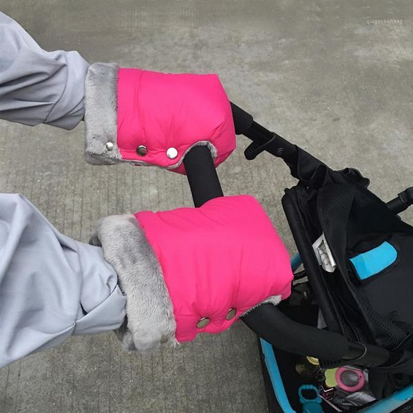 Accessori per passeggino 2020 copertura del bracciolo del passeggino guanti caldi guanti caldi per passeggino impermeabile in caso di neve1