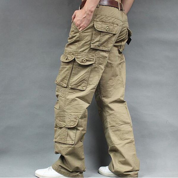 

2021 new hip hop overalls male baggy pants plus size 38 of bottoms men 7sek, Black