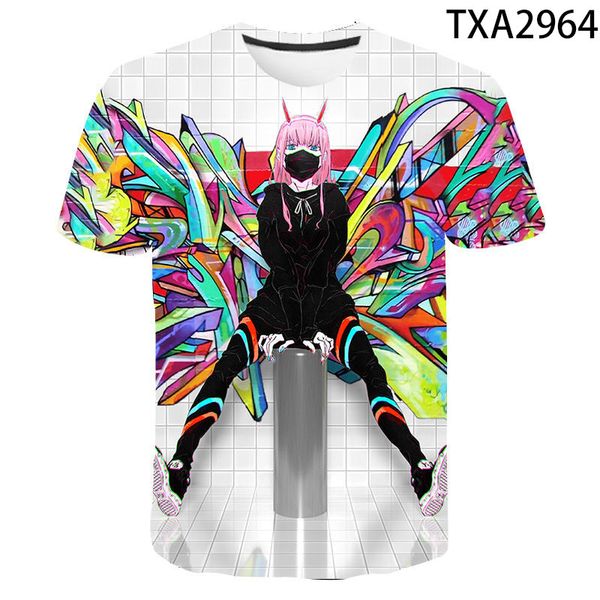 

art graffiti 3d boy girl printed cool 3d print shirts humor oversized harajuku men clothing