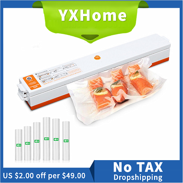 

food vacuum packing sealer machine air sealing system keep food preservation packer fresh storage plastic rolls ing