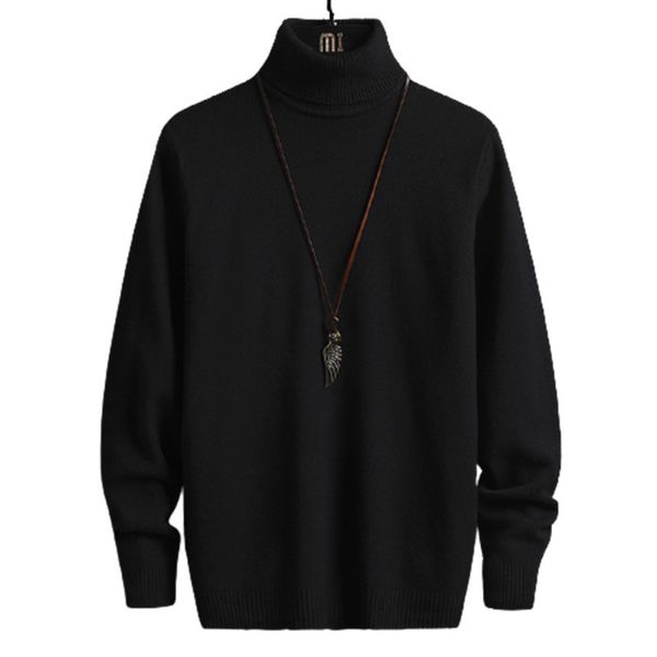 

men's collar sweater, White;black