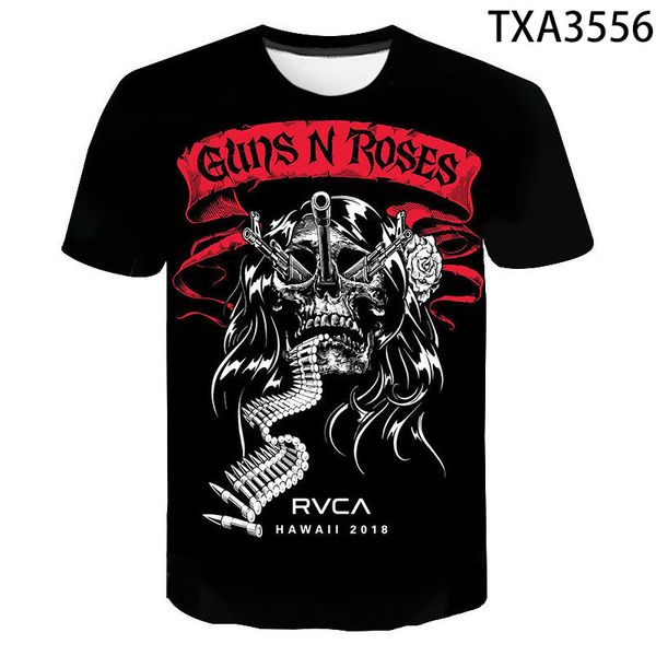 

new guns n roses clothing wild street trend 3d print shirts anime hippie anime men clothing