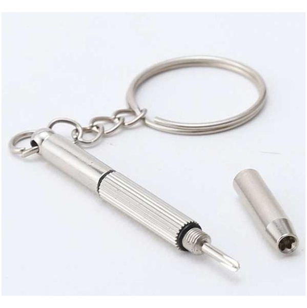 

3 in 1 eyeglass screwdriver keychain repair glasses watch phone triple versatile small screwdriver eyeglass mini sc jllwjx sinabag