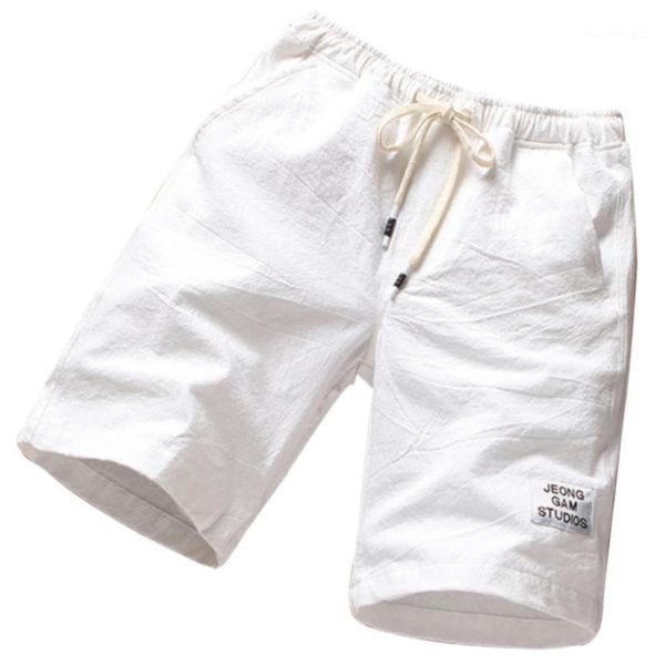 

men trunks quick dry large size beach shorts soft siwmwear solid cotton board summer fitness casual bathing surfing1, White;black