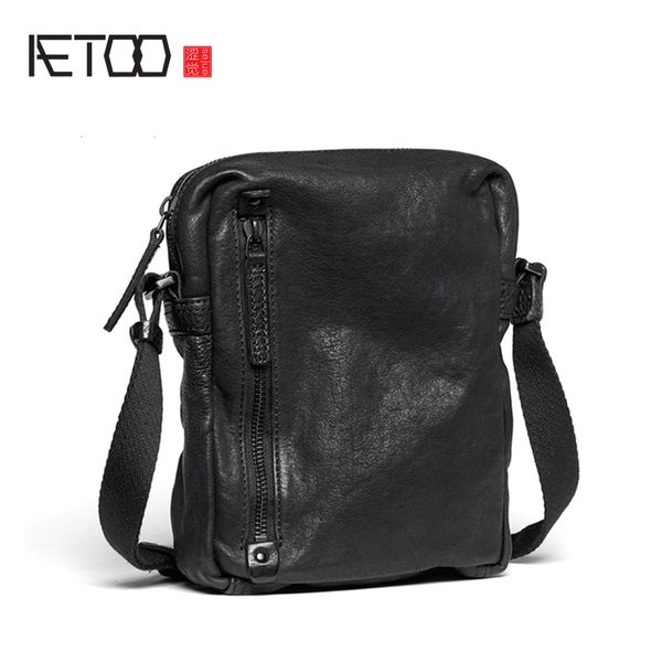 

hbp aetoo slant bag, men's retro shoulder bag, men's leather slant bag, fashion trend mini men's bag