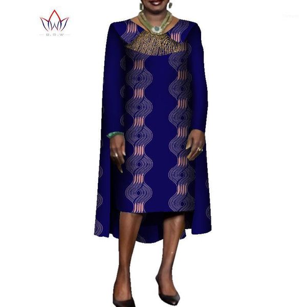

african dresses for women bazin riche golden tassel on collar african print cotton dress bodycon elegant party clothes wy76631, Red