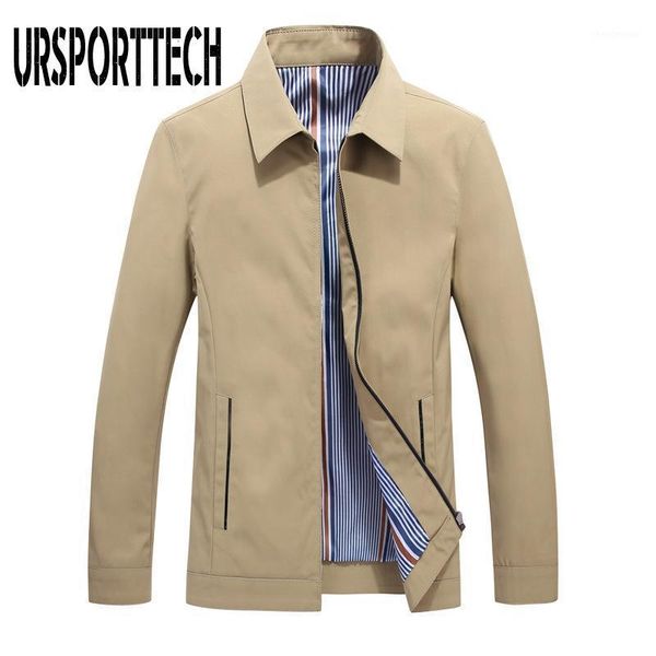 

2020 new british style mens thin jacket coat male casual turn down collar bomber jacket and coat men tactical jackets1, Black;brown