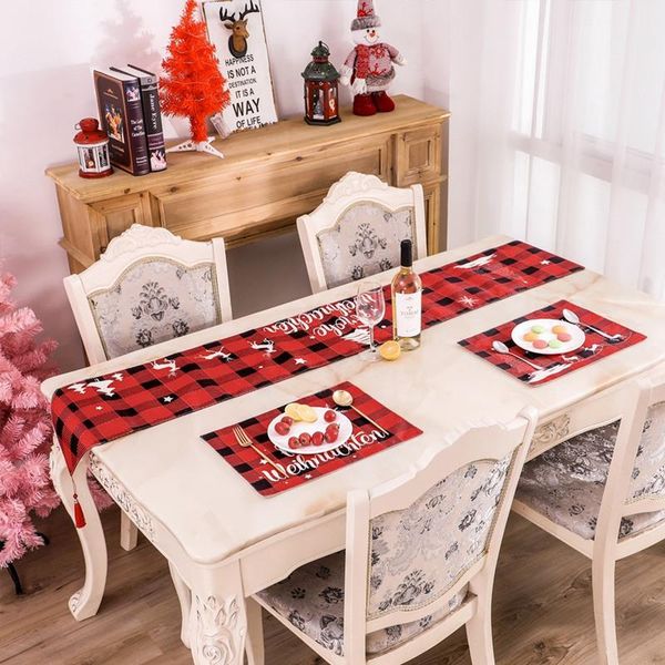 

christmas placemat merry christmas decorations for home table natal 2020 navidad christmas ornaments cristmas gift new year 2021 jllomf
