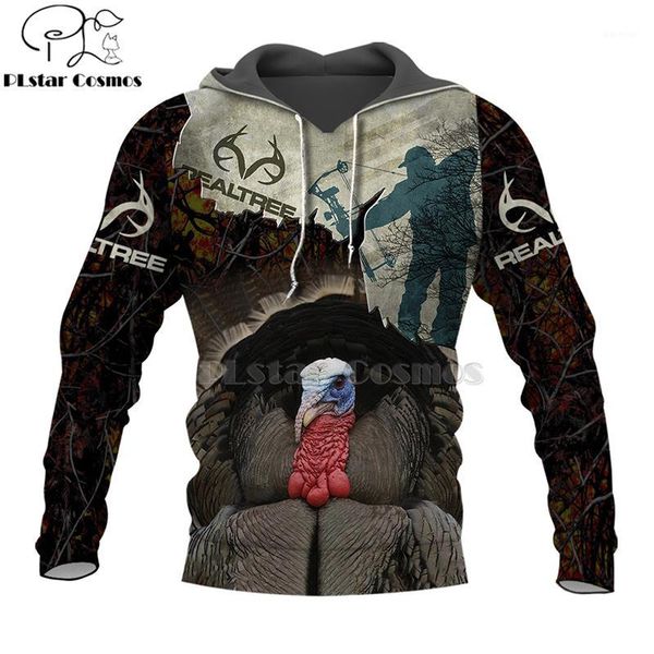 

bow field animals hunting turkey 3d hoodies hoodie men women new fashion hooded sweatshirt long sleeve casual pullover coat-11, Black