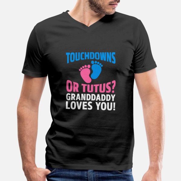 

touchdowns or tutus granddaddy loves you designers graphic t shirt cute digital printing plus size tracksuit hoodie sweatshirt
