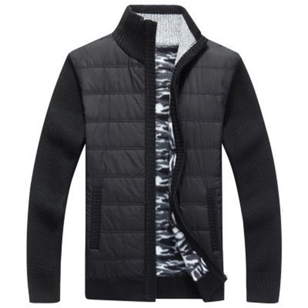 

2021 new men of zipper shirt outerwear sweater thick masculine jacket autumn winter -3xl sweateroat black grey blue fowf, White;black