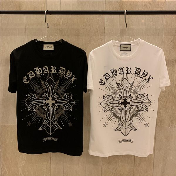 

ed hardy 2021 весна летнее тонкий горячей предложение кротерт крохеварт крегового серви у мужчин и женская футболка с коротким рукавом, Black