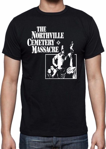 

% summer new fashion short sleeve northville cemetery masacre de motero ,70's, movie,custom sport hooded sweatshirt hoodie t shirt