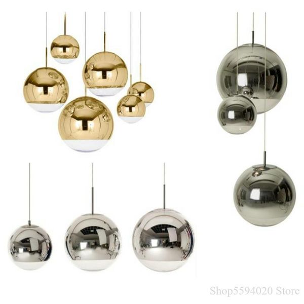 Pendant Lamps England Glass Lights Modern Bubble Ball Hanging Kitchen Lighting Fixture Lampara De Pie