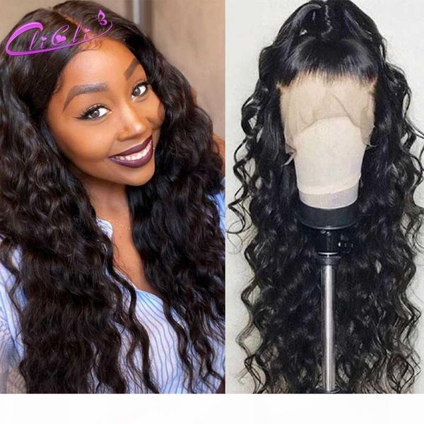 

brazilian loose deep wave lace front wig pre plucked 28 30 inch 4x4 closure wig loose deep wave 13x4 lace frontal human hair, Black;brown