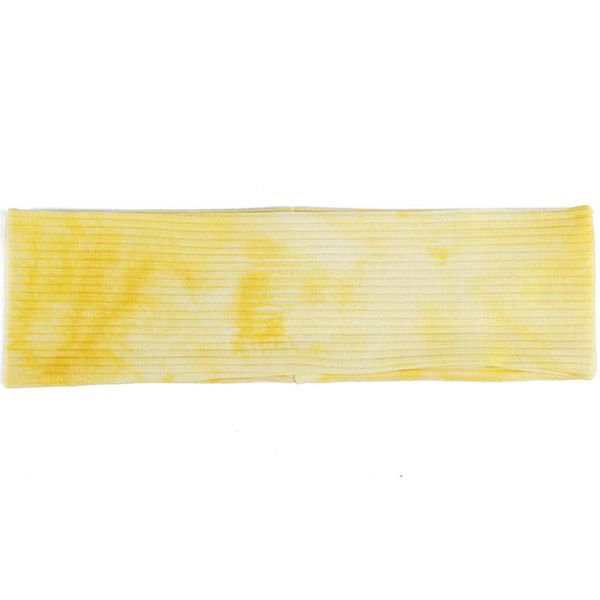 

fashion tie dyed print wide headband women sports yoga elastic turban ribbed cotton headwrap head band hairband hair accessories q bbyxpo