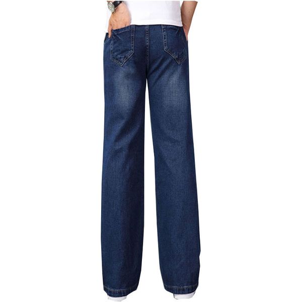 

brem men's winter pants plus down thick, casual denies horn size 27-34 10by, Blue