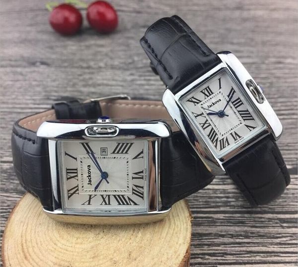 Mode Neue Design Männer Frauen Uhr Leder Top Qualität Liebhaber Uhren Mann Quarz Luxus Uhren Business Klassische Uhr