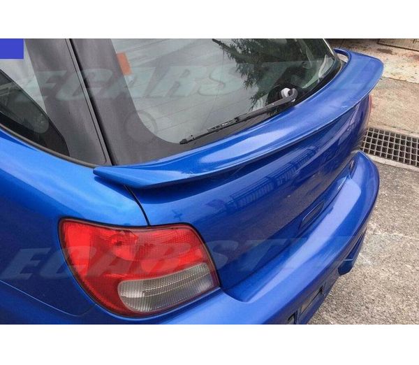 2001-2007 için Subaru WRX GG STI Orta Spoiler Impreza Arka Kanat FRP Boyasız