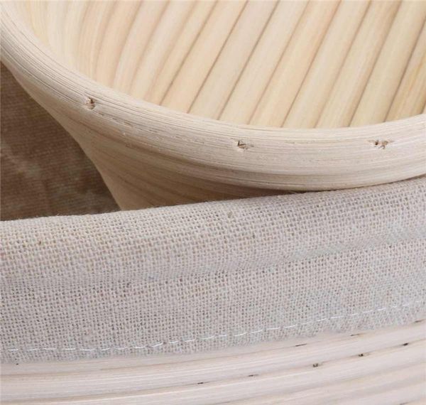 

11inch 28*14*8cm oval banneton brotform cane bowl shape bread dough proofing proving natural rattan basket with removable lining jllpkn