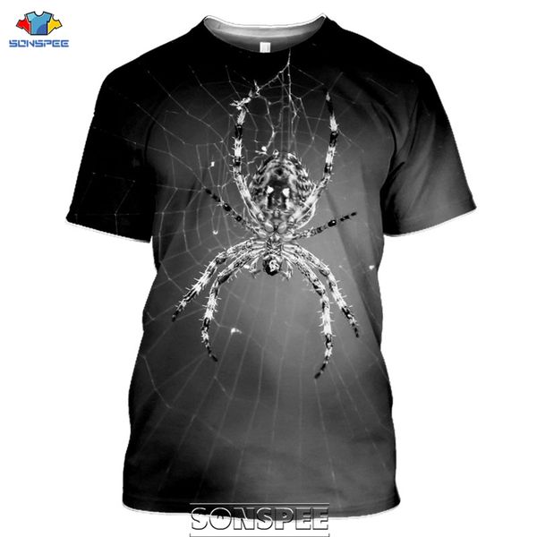 

summer insect spider animal 3d print shirts oversized plus size anime men clothing