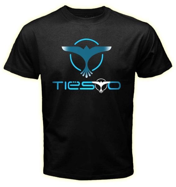 

sport dj tiesto trance house music logo men black tshirt tees clothing