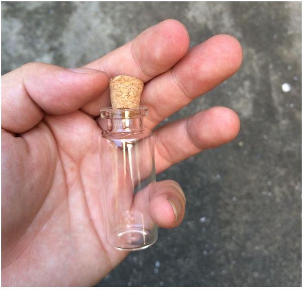 

10ml 1l 15ml glass bottles with cork empty glass bottles crafts glass jars vial containers for decoration 100pcs bbygtv