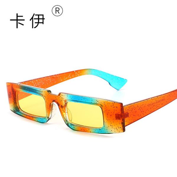 

sunglasses unique steampunk tinny rectangle women men 2021 trending products yellow leopard quay sun glasses, White;black