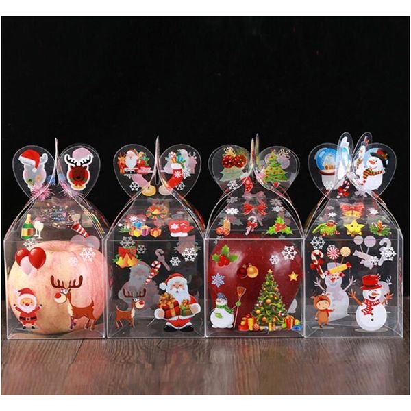 

many styles pvc transparent candy box christmas decoration gift box and packaging santa claus snowman elk re jllmxd lajiaoyard