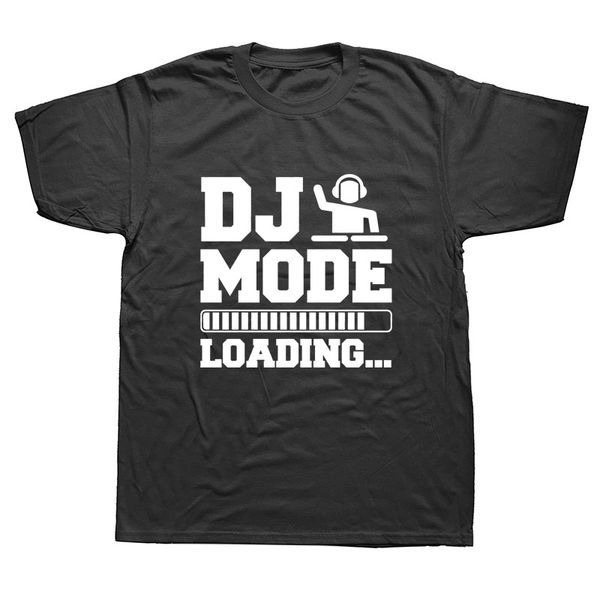

novelty dj mode loading t-shirt mens short sleeves oversized streetwear hip hop printed t shirts tees sport hooded sweatshirt hoodie