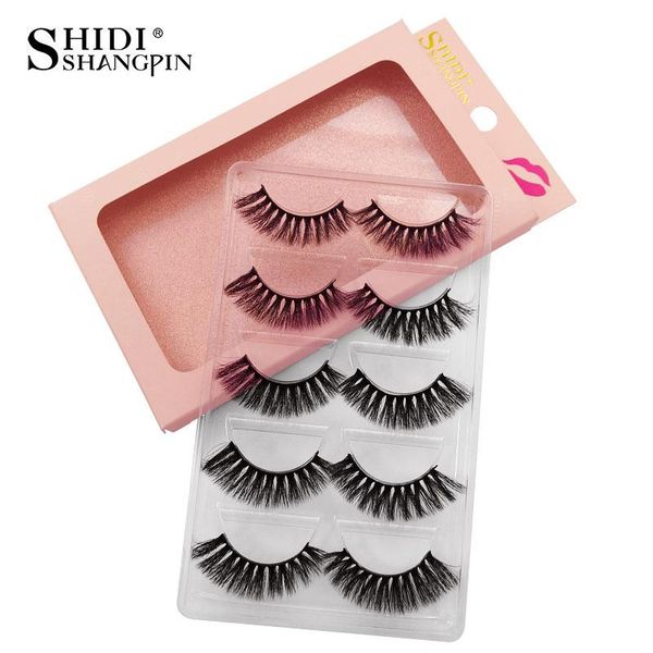 

5pairs 3d mink lashes 100% cruelty lashes handmade false eyelashes natural fake lashes for makeup cilio maquiagem faux cils wmtgka