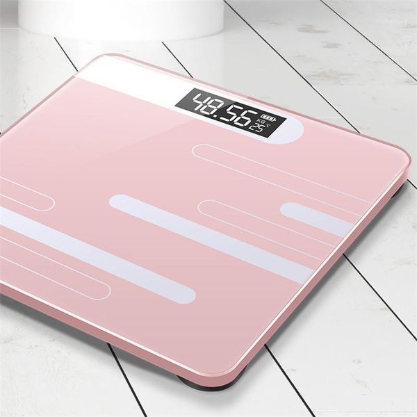 

bathroom & kitchen scales body fat scale usb household electronic lcd display floor weighing measuring digital scales1