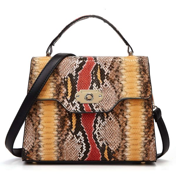 

luxurys designers new snakeskin 2021 selling women's handbag lock shoulder bag