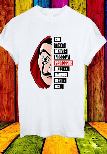 

la casa de papel dali mask tokyo professor oslo men hoodie designers t shirts sweatshirt