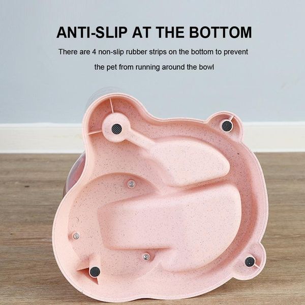 

2.2l pet dog cat matic feeder dog cat drinking bowl food water dispenser large capacity cats feeding container sqcnol